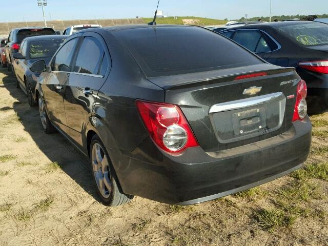 1G1JE5SB6D4114786 - 2013 CHEVROLET SONIC LTZ BLACK photo 3