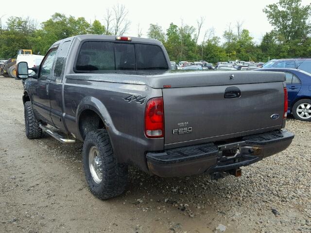 1FTNX21S93EB67154 - 2003 FORD F250 GRAY photo 3