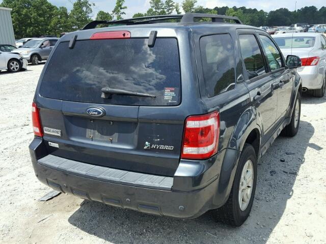 1FMCU49H78KC65057 - 2008 FORD ESCAPE HEV GRAY photo 4