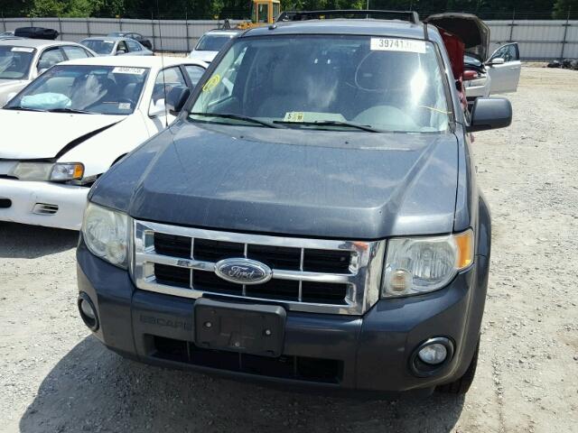 1FMCU49H78KC65057 - 2008 FORD ESCAPE HEV GRAY photo 9