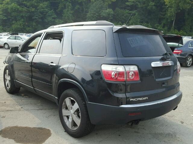 1GKLRMED5AJ189993 - 2010 GMC ACADIA SLT შავი ფოტო 3