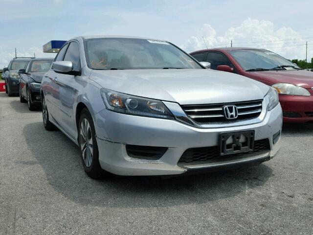 1HGCR2F34DA075883 - 2013 HONDA ACCORD SILVER photo 1