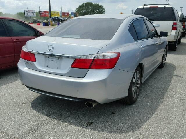 1HGCR2F34DA075883 - 2013 HONDA ACCORD SILVER photo 4