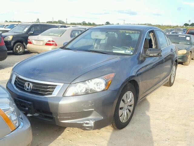 1HGCP26339A140171 - 2009 HONDA ACCORD LX GRAY photo 2