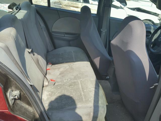 1G8AJ55F26Z202073 - 2006 SATURN ION LEVEL BURGUNDY photo 6