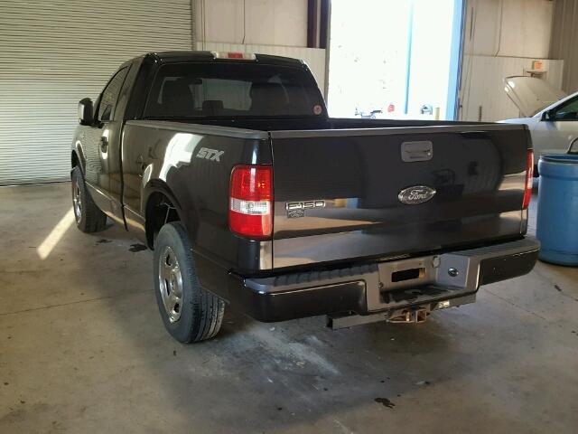 1FTRF12238KE94140 - 2008 FORD F150 BLACK photo 3