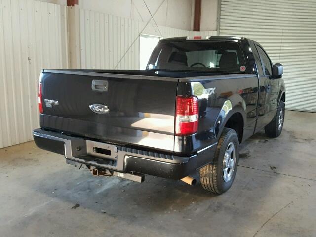 1FTRF12238KE94140 - 2008 FORD F150 BLACK photo 4