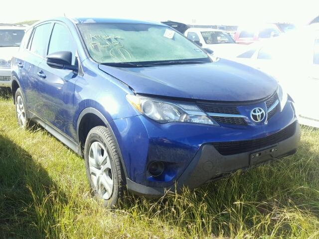 2T3ZFREV3FW141714 - 2015 TOYOTA RAV4 LE BLUE photo 1