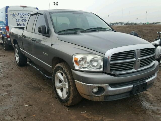 1D7HA18NX8S627610 - 2008 DODGE RAM 1500 S GRAY photo 1