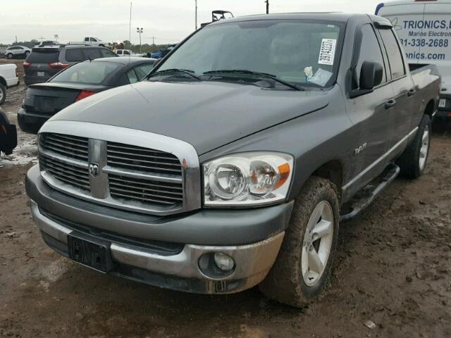 1D7HA18NX8S627610 - 2008 DODGE RAM 1500 S GRAY photo 2