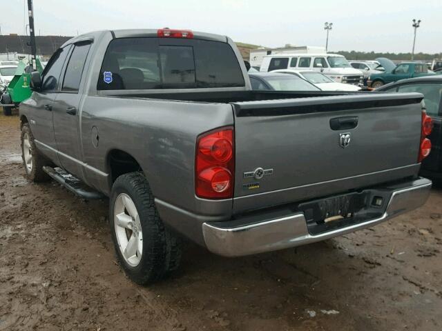 1D7HA18NX8S627610 - 2008 DODGE RAM 1500 S GRAY photo 3