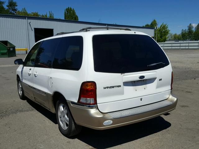 2FMDA56491BB72075 - 2001 FORD WINDSTAR S WHITE photo 3