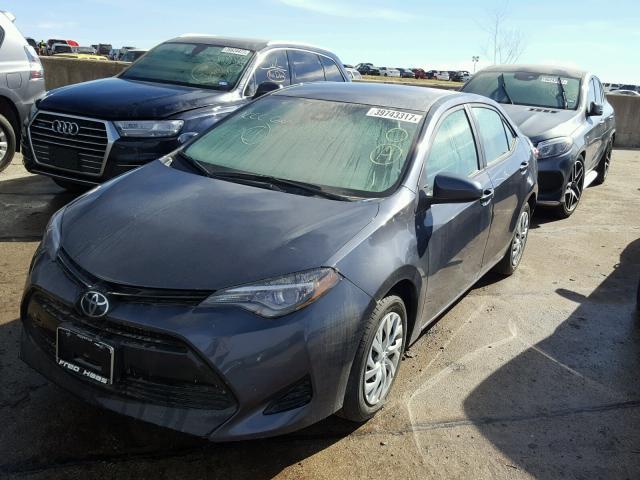 5YFBURHE0HP714505 - 2017 TOYOTA COROLLA CHARCOAL photo 2