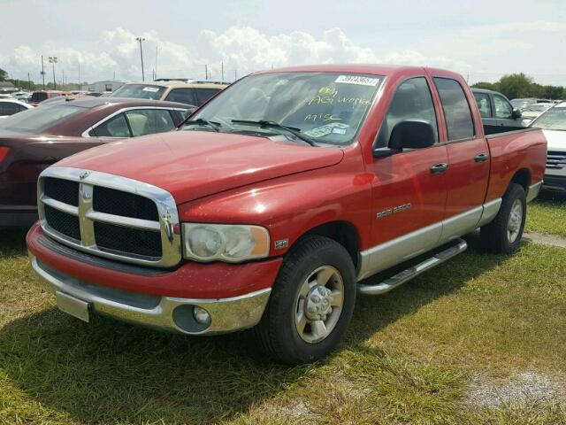 3D7KA28D03G700891 - 2003 DODGE RAM 2500 RED photo 2