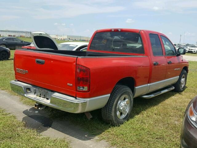 3D7KA28D03G700891 - 2003 DODGE RAM 2500 RED photo 4