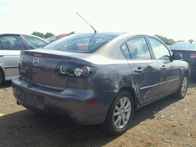 JM1BK32F471726938 - 2007 MAZDA 3 I GRAY photo 4