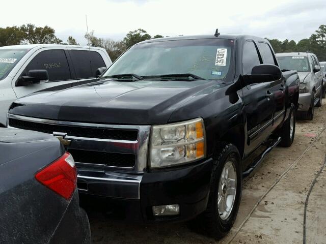 3GCEK23379G270157 - 2009 CHEVROLET SILVERADO BLACK photo 2