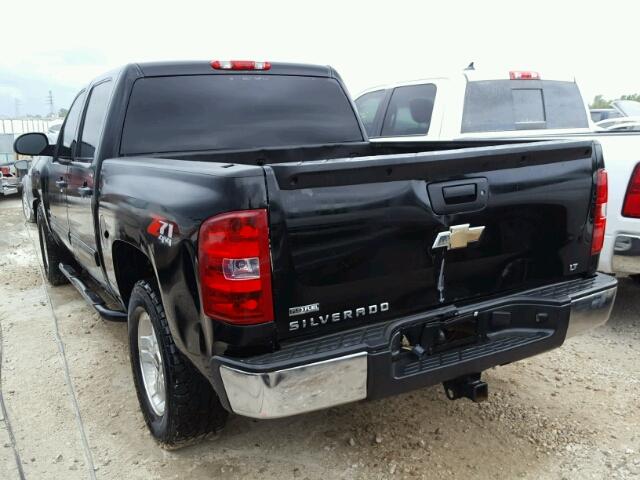 3GCEK23379G270157 - 2009 CHEVROLET SILVERADO BLACK photo 3