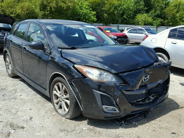 JM1BL1H58A1316697 - 2010 MAZDA 3 S BLACK photo 1