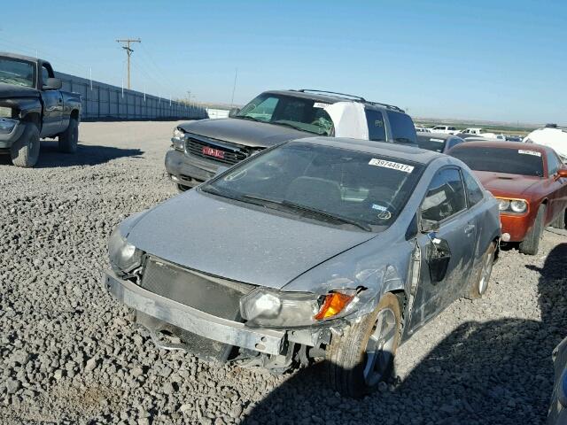 2HGFG12836H528460 - 2006 HONDA CIVIC EX SILVER photo 2