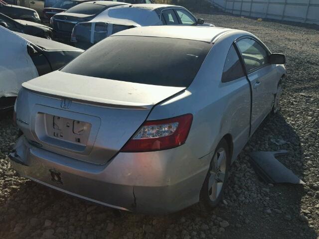 2HGFG12836H528460 - 2006 HONDA CIVIC EX SILVER photo 4