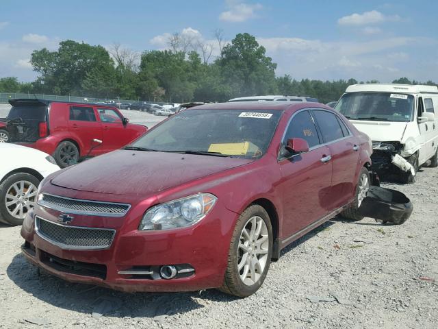 1G1ZE5E17BF194686 - 2011 CHEVROLET MALIBU LTZ 栗色 照片 2