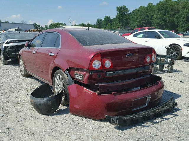 1G1ZE5E17BF194686 - 2011 CHEVROLET MALIBU LTZ 栗色 照片 3