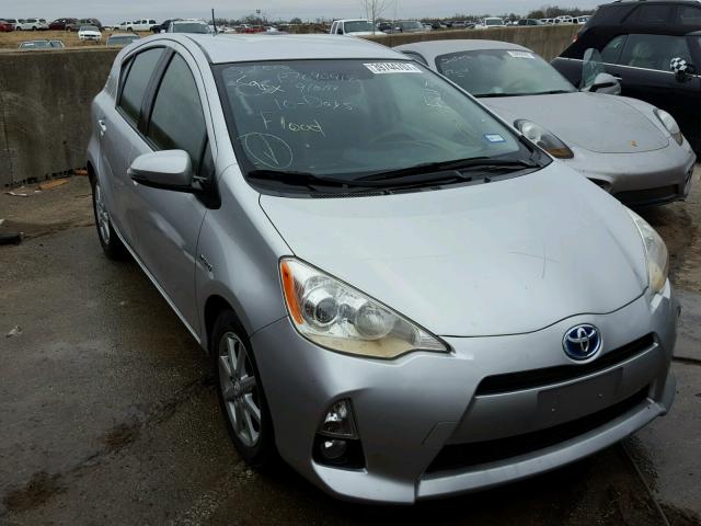 JTDKDTB33D1546197 - 2013 TOYOTA PRIUS C SILVER photo 1