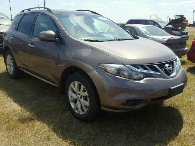 JN8AZ1MW7BW175123 - 2011 NISSAN MURANO BROWN photo 1