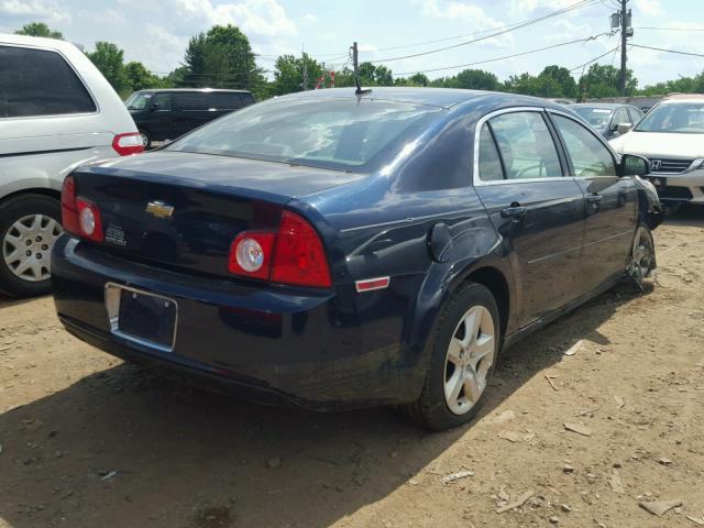 1G1ZB5EB9AF135090 - 2010 CHEVROLET MALIBU LS ლურჯი ფოტო 4