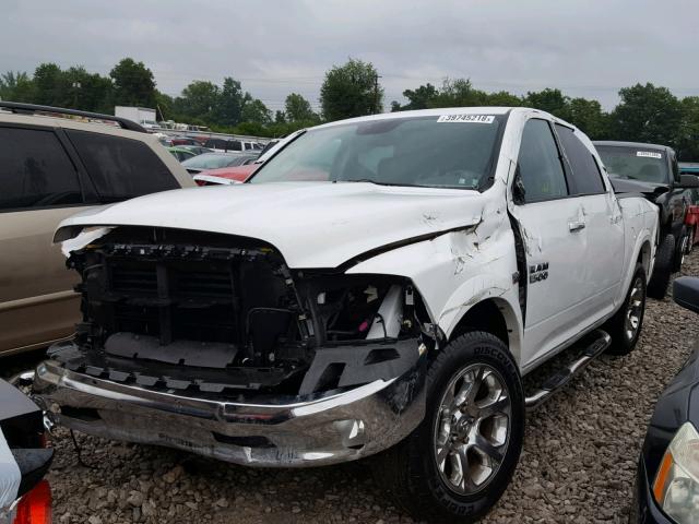 1C6RR7NT6ES203146 - 2014 RAM 1500 LARAM WHITE photo 2