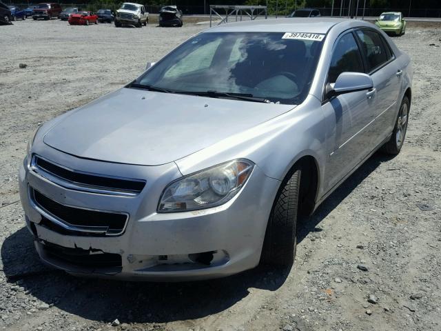 1G1ZC5E08AF188861 - 2010 CHEVROLET MALIBU 1LT ვერცხლისფერი ფოტო 2