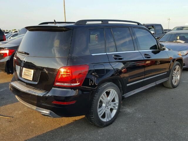 WDCGG5HB3EG272385 - 2014 MERCEDES-BENZ GLK BLACK photo 4