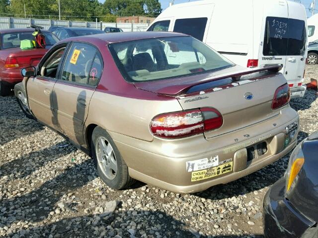 1G1ND52J03M693218 - 2003 CHEVROLET MALIBU TWO TONE photo 3