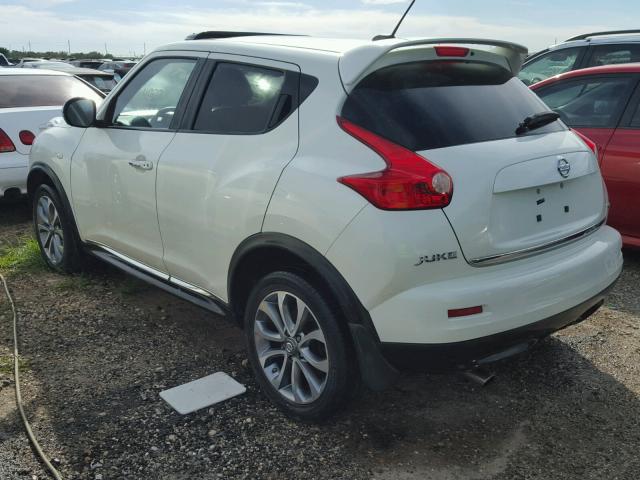 JN8AF5MR4BT014787 - 2011 NISSAN JUKE S WHITE photo 3