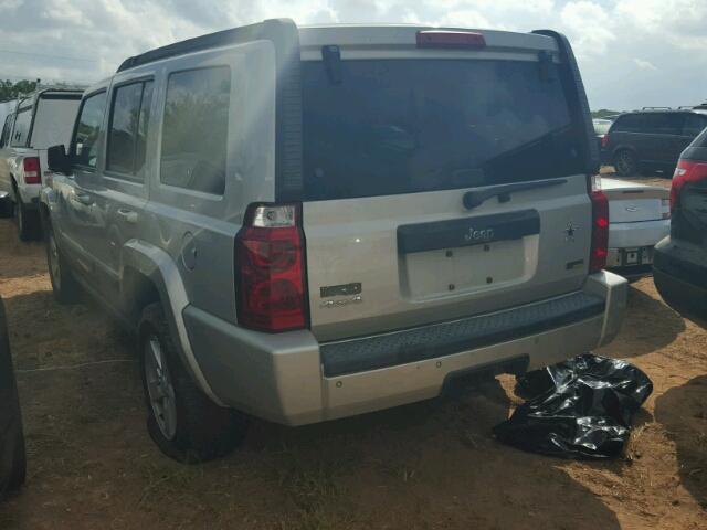 1J8HG48P27C668634 - 2007 JEEP COMMANDER SILVER photo 3