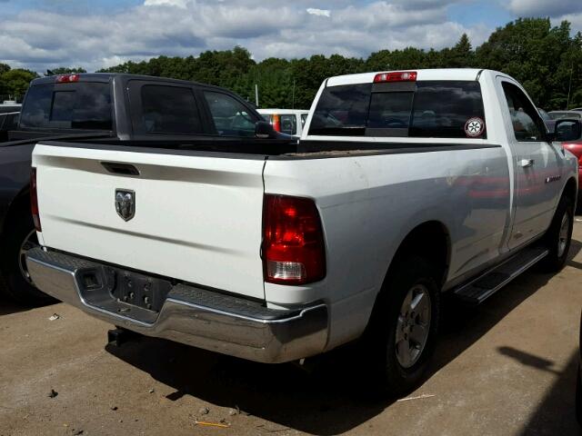 3C6JD7EP7CG169284 - 2012 DODGE RAM 1500 S WHITE photo 4