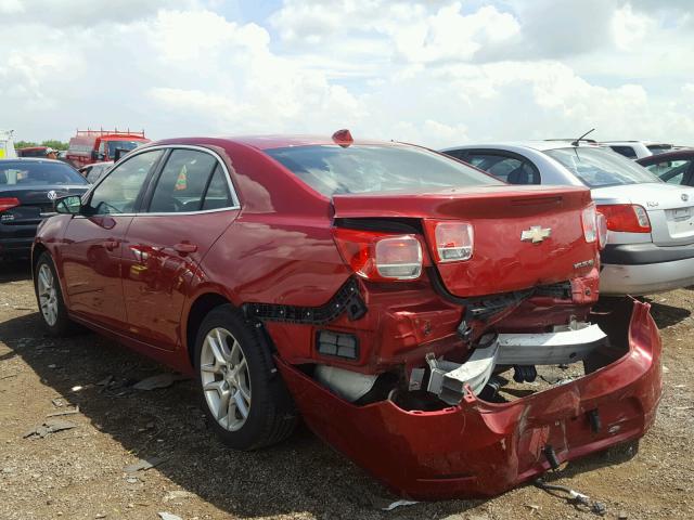 1G11D5RR3DF101665 - 2013 CHEVROLET MALIBU 1LT 红色 照片 3