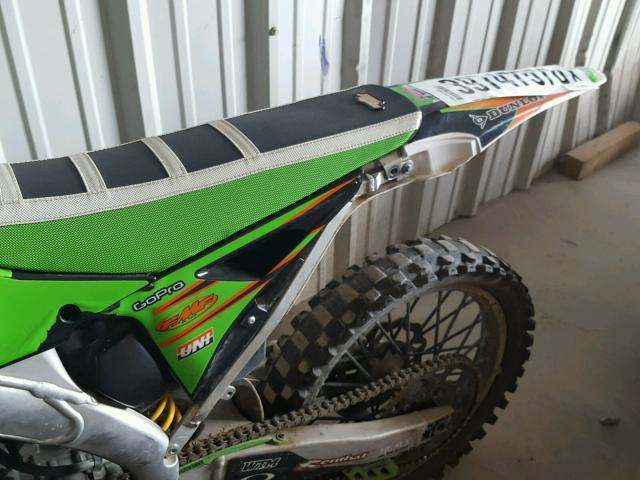 JKAKXMZC6DA007800 - 2013 KAWASAKI KX250 Z GREEN photo 6