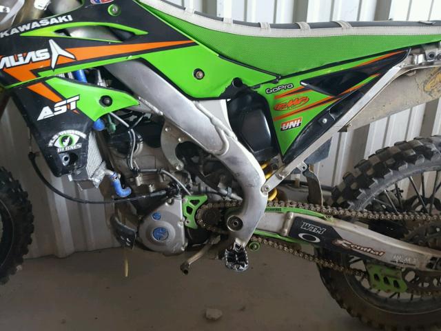 JKAKXMZC6DA007800 - 2013 KAWASAKI KX250 Z GREEN photo 7