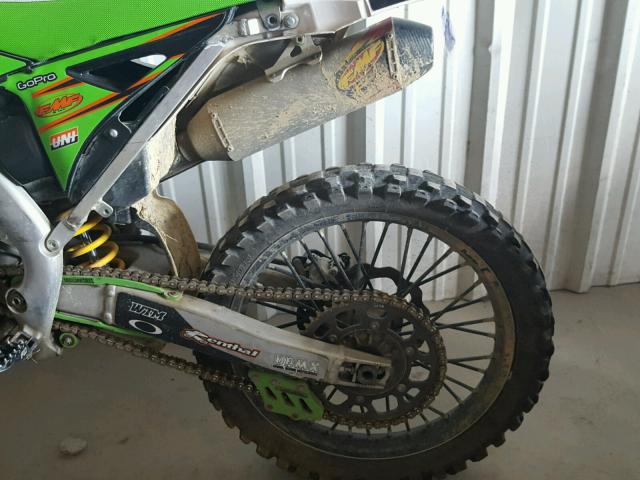 JKAKXMZC6DA007800 - 2013 KAWASAKI KX250 Z GREEN photo 9