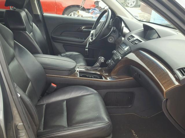 2HNYD2H63CH502202 - 2012 ACURA MDX ADVANC GRAY photo 5