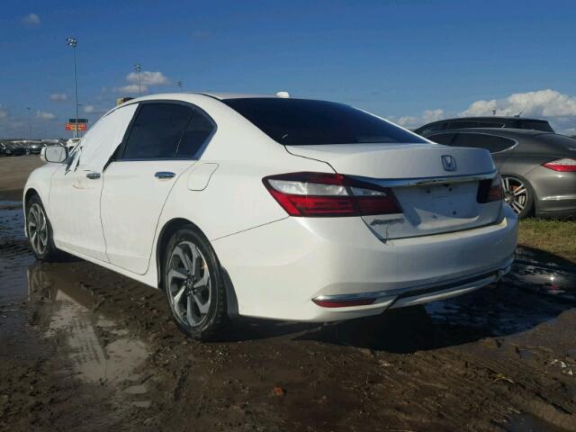 1HGCR2F74GA004965 - 2016 HONDA ACCORD WHITE photo 3