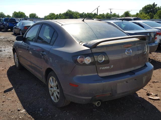 JM1BK324971652799 - 2007 MAZDA 3 S GRAY photo 3