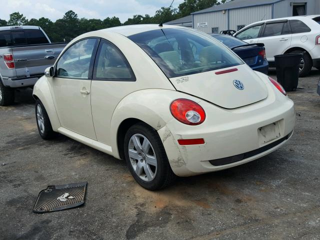 3VWRW31C07M521854 - 2007 VOLKSWAGEN NEW BEETLE 奶油色 照片 3