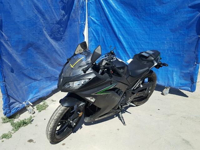 JKAEX8B10GDA24840 - 2016 KAWASAKI EX300 B BLACK photo 2