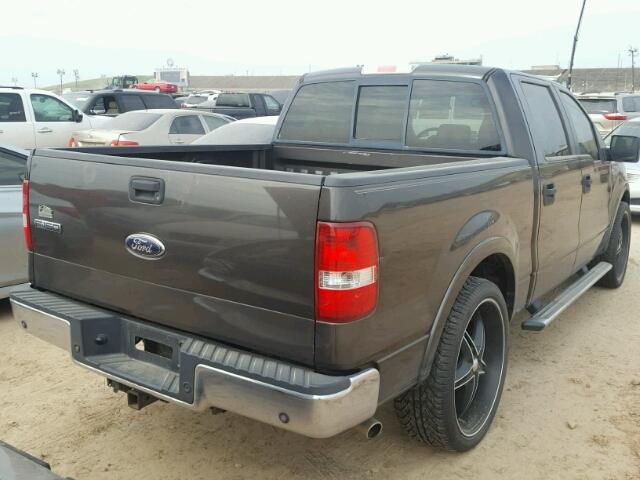 1FTPW12V57KB13744 - 2007 FORD F150 SUPER BROWN photo 4