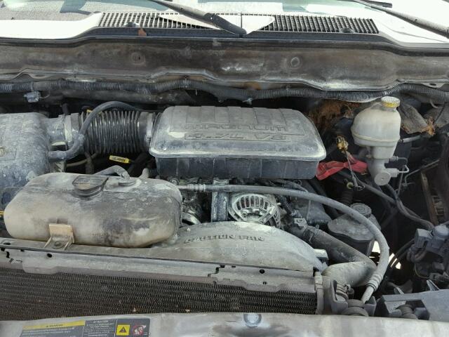 1D7HA18N34S730071 - 2004 DODGE RAM 1500 GRAY photo 7