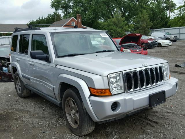 1J8HG48K87C685748 - 2007 JEEP COMMANDER SILVER photo 1