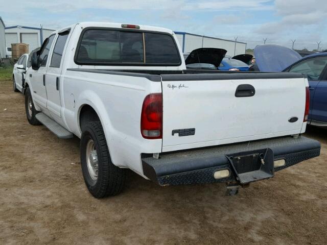 1FTNW20F53EA73103 - 2003 FORD F250 SUPER WHITE photo 3